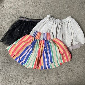 H&M Cat & Jack bundle of‎ 3 twirl tutu style colorful sparkly skirts size 2t-4t